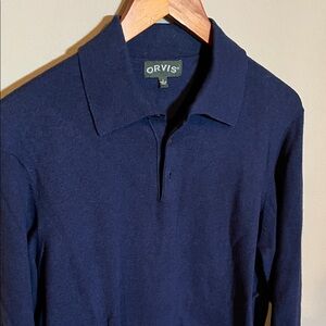 Orvis Men's Deep Blue Sweater